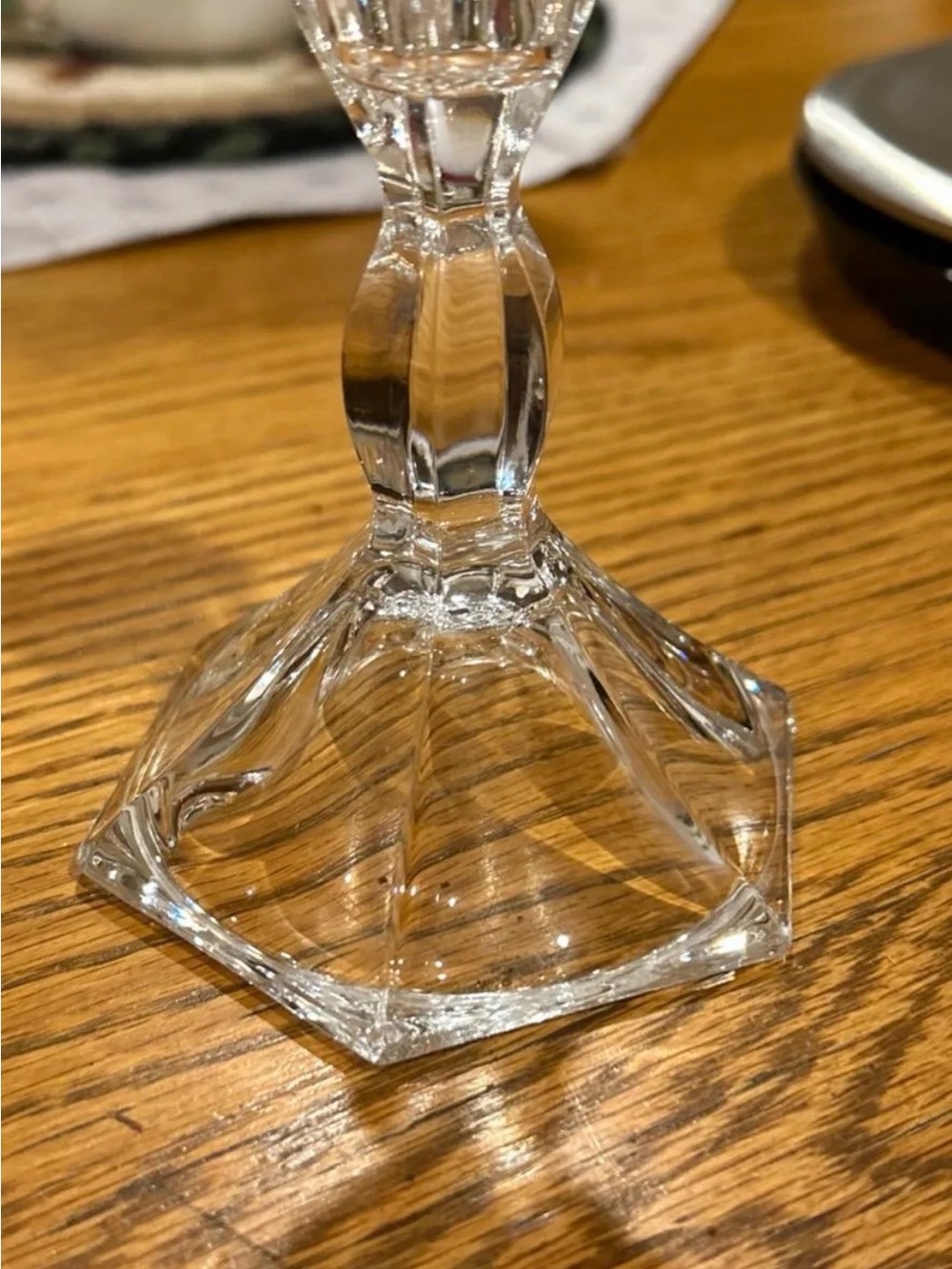 Michael C. Fina Hexagonal Candlestick Holder